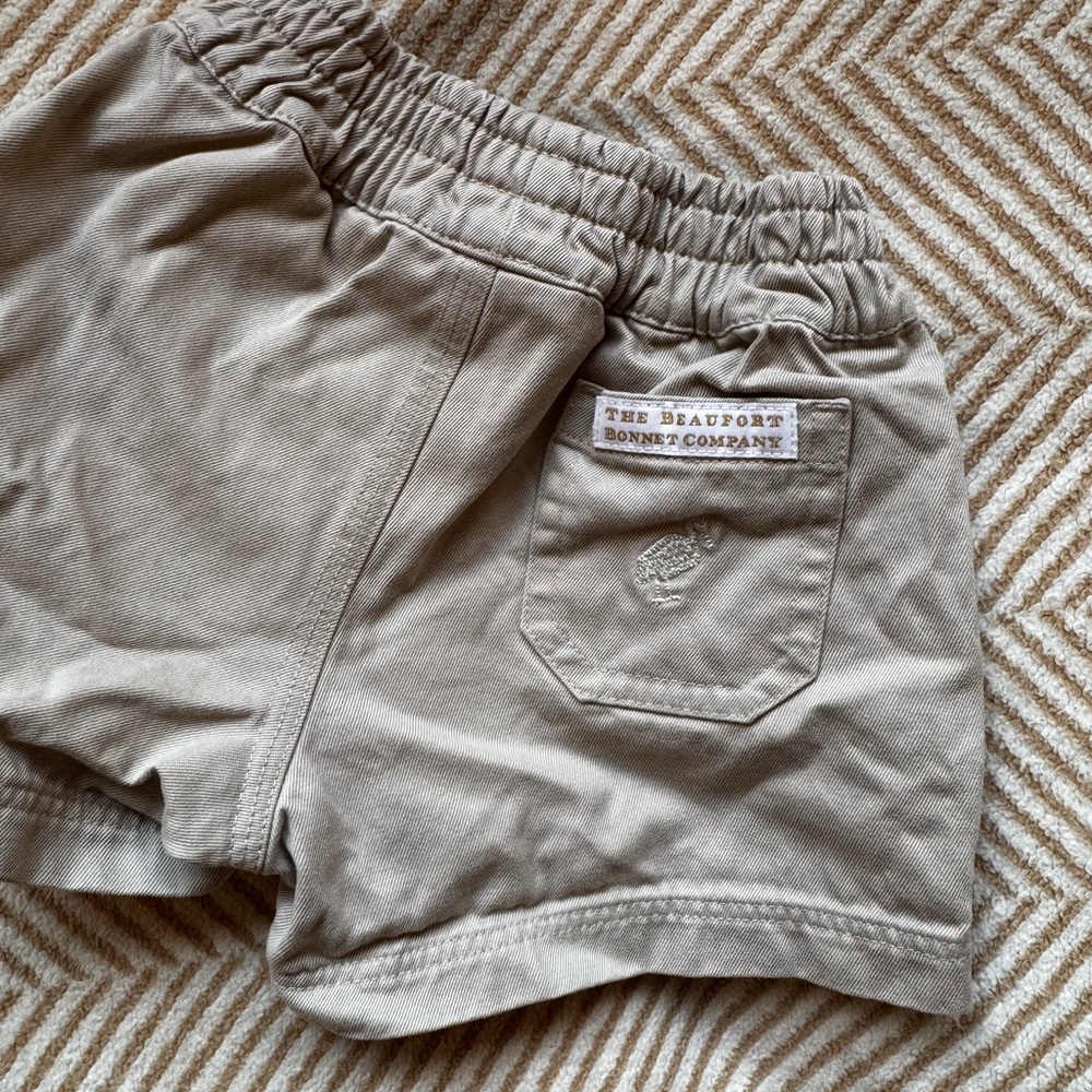 The Beaufort Bonnet Company Kids Tan Shorts TBBC
